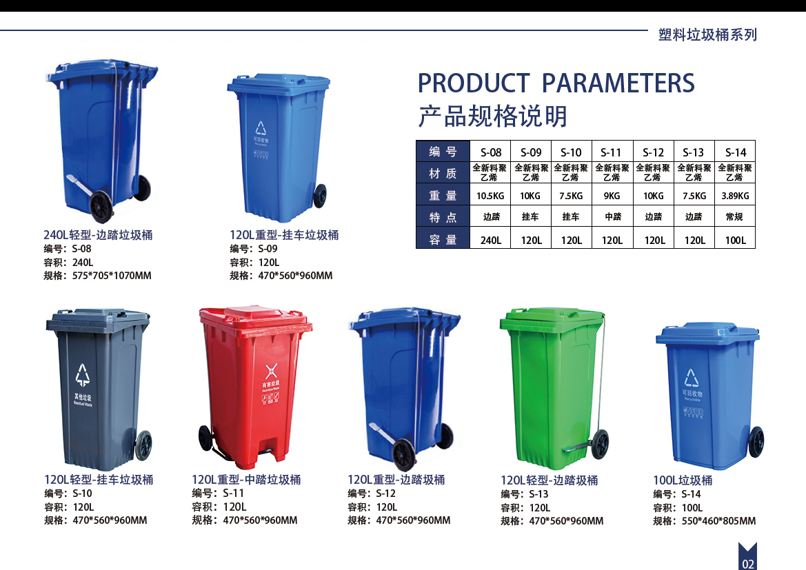 塑料垃圾桶